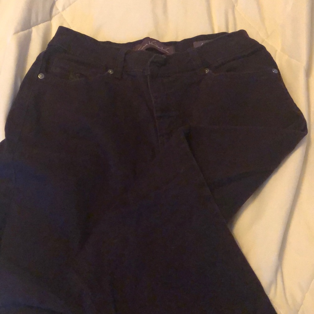 Gloria Vanderbilt purple jeans size 4 missy short